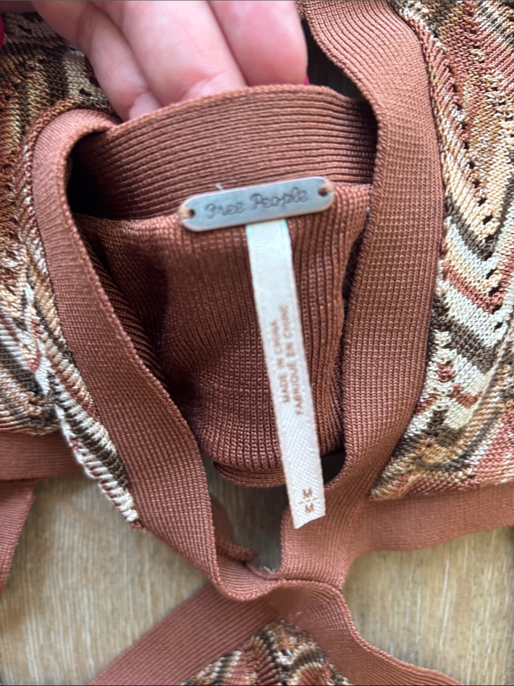 Free People Summer Crochet Cut Out Mini Dress - Picture 2 of 5